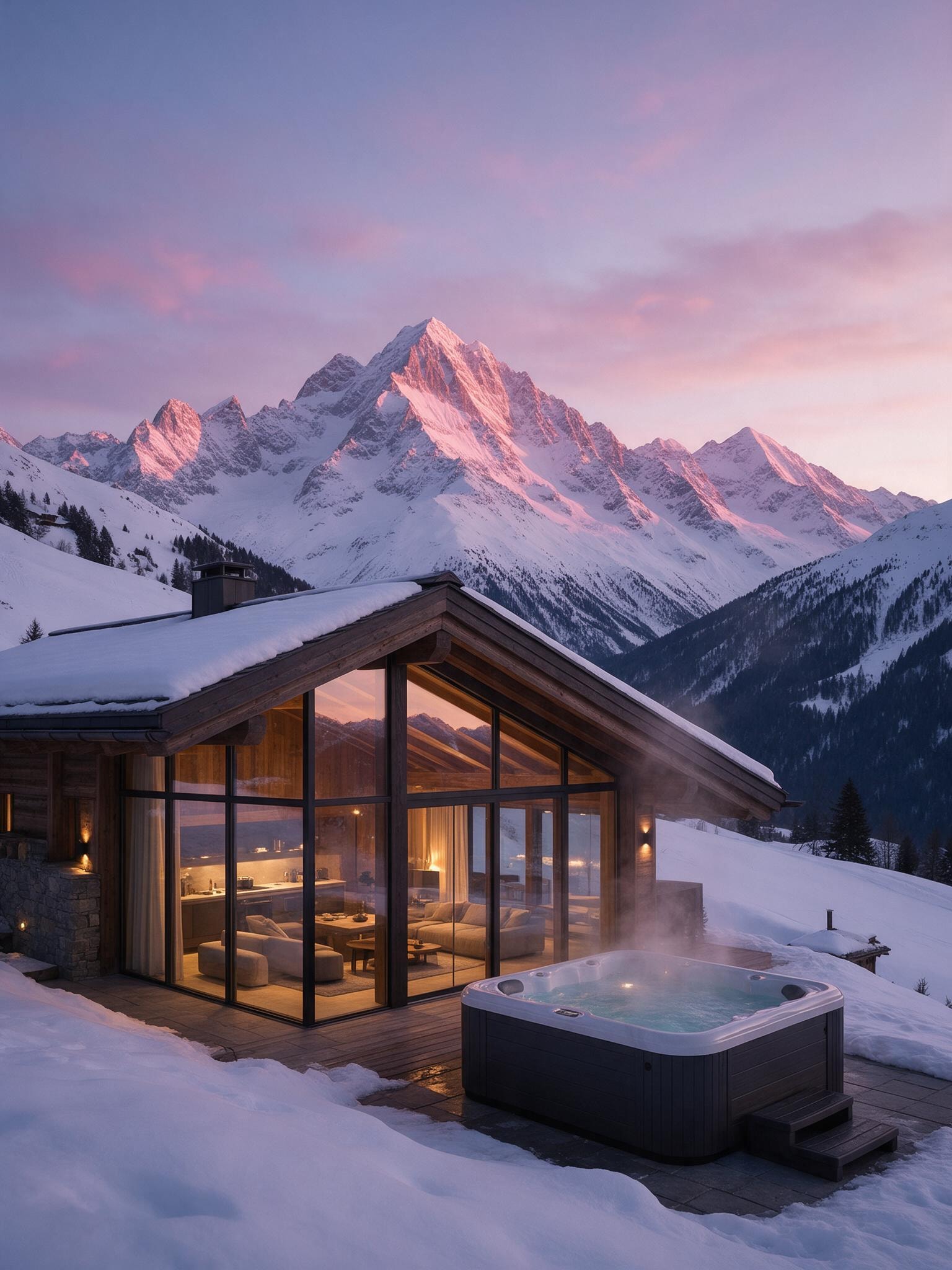 Alpine Glass Chalet